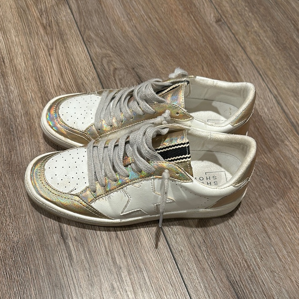 Golden Goose Iridescent Star Sneakers